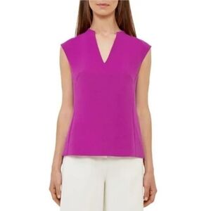 Ted Baker Paysy High Neck Magenta Top Small